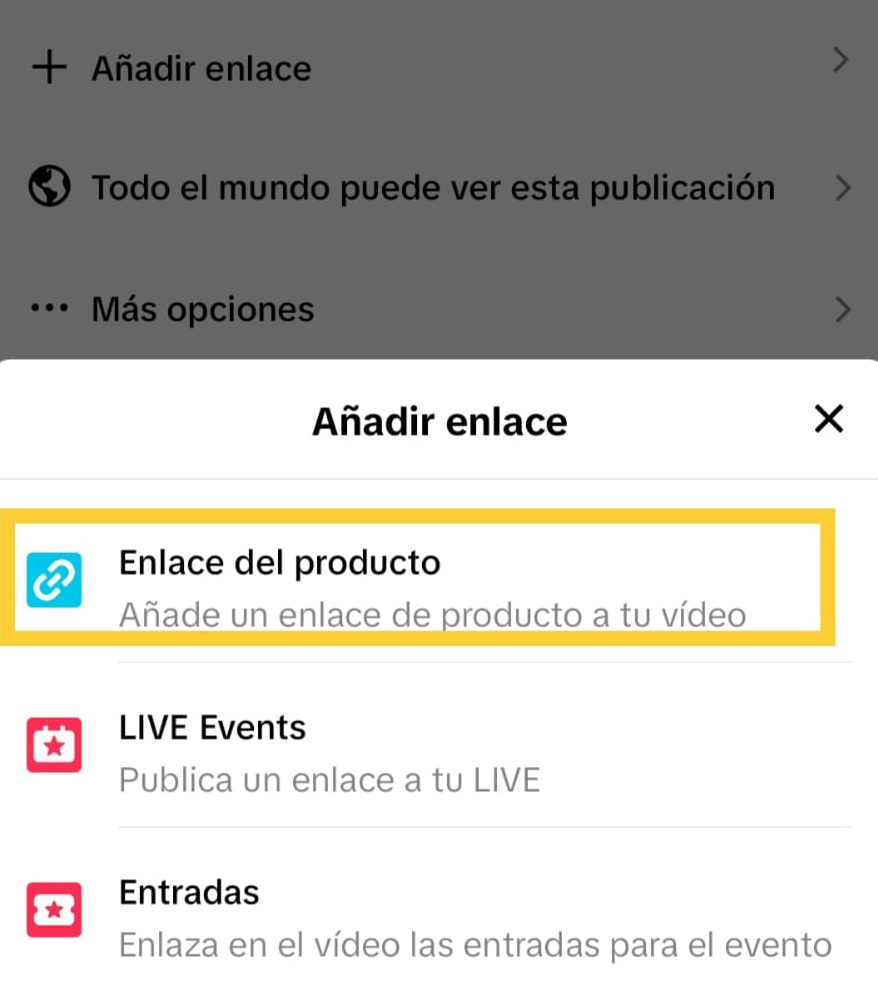 Cómo AGREGAR un LINK a un Video en TikTok 1